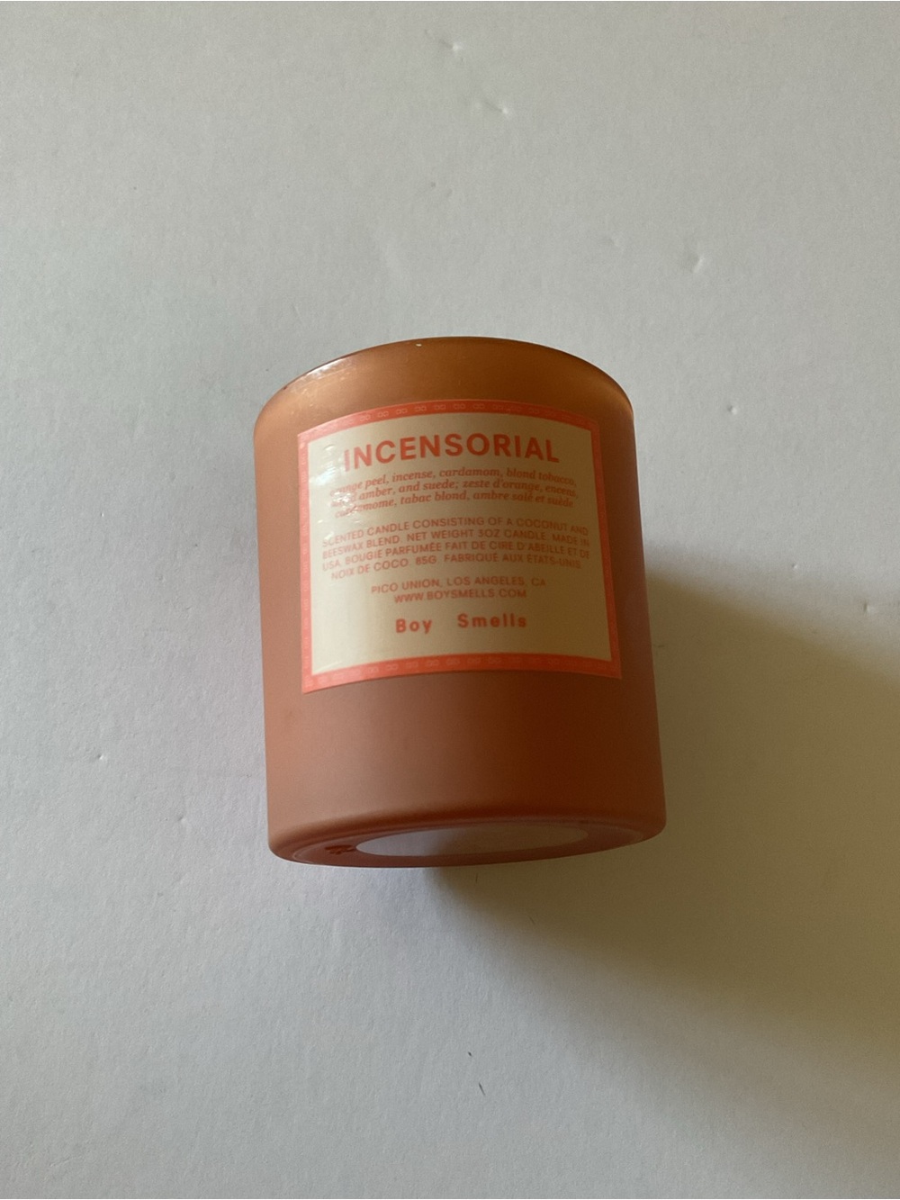 BOY SMELLS INCENSORIAL SMALL CANDLE NEW NO BOX